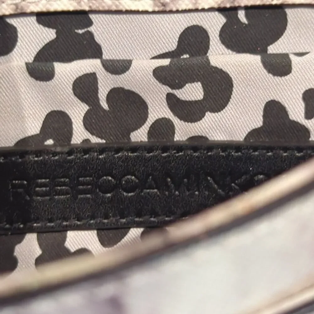Rebecca Minkoff Avery Marble Print Envelope Crossbody Purse Bag